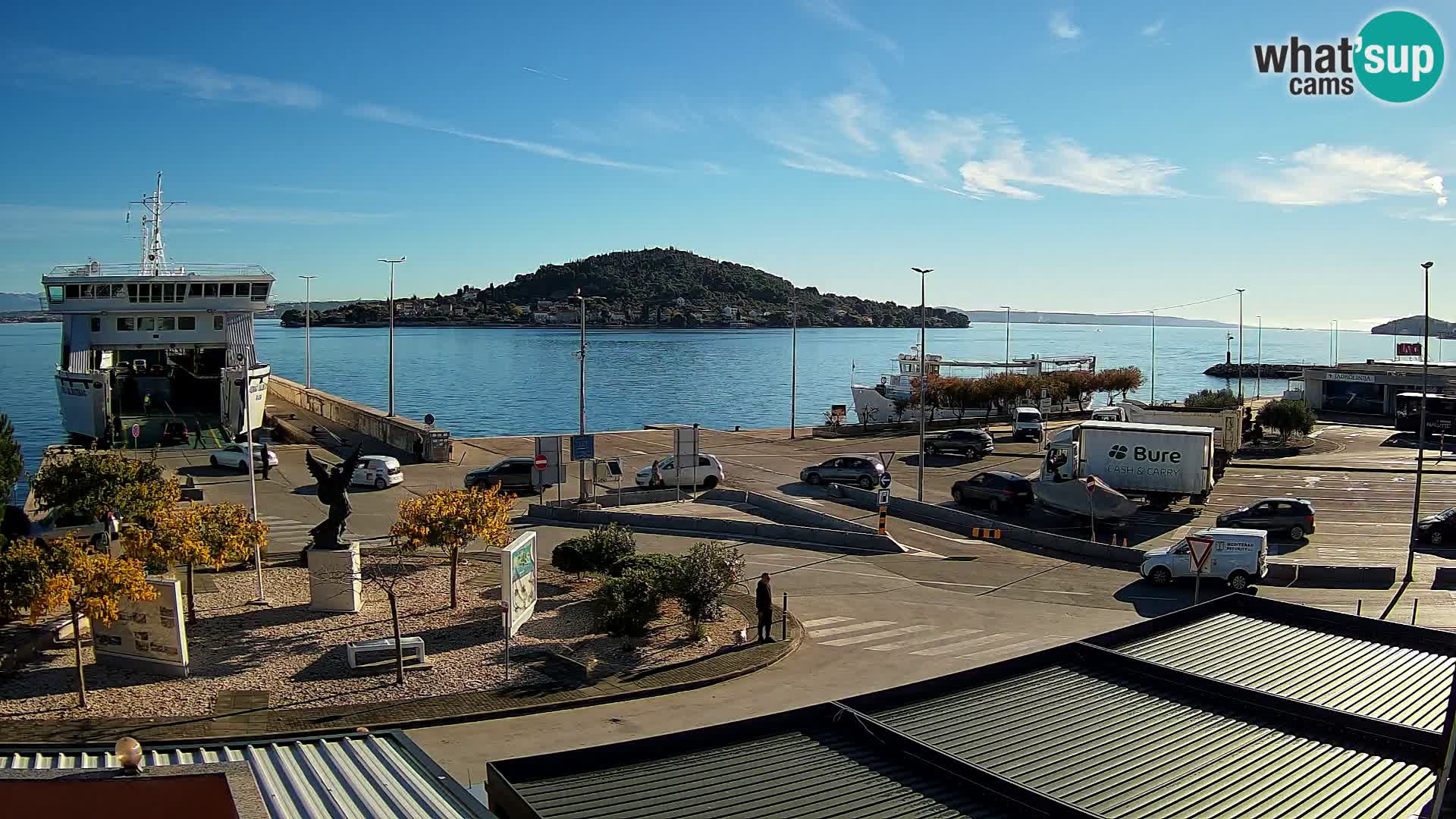 Cámara web UGLJAN – Transportar de Preko a Zadar