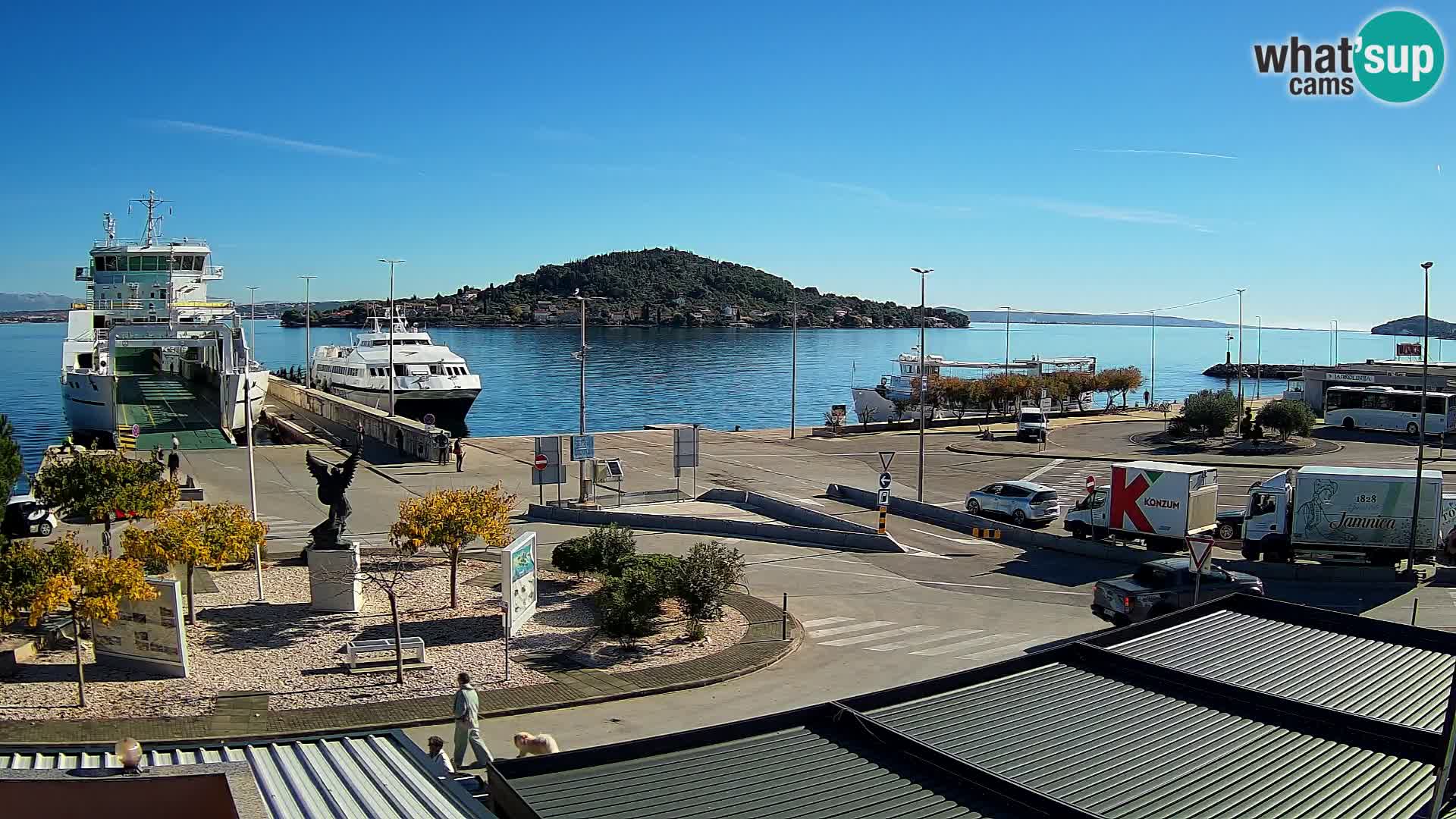 Cámara web UGLJAN – Transportar de Preko a Zadar