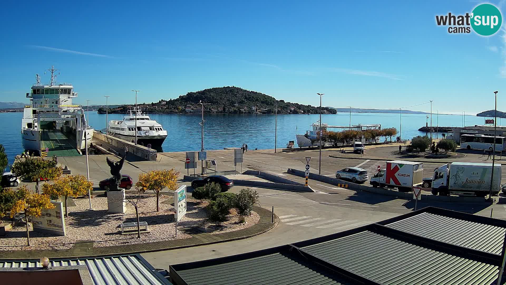 Cámara web UGLJAN – Transportar de Preko a Zadar