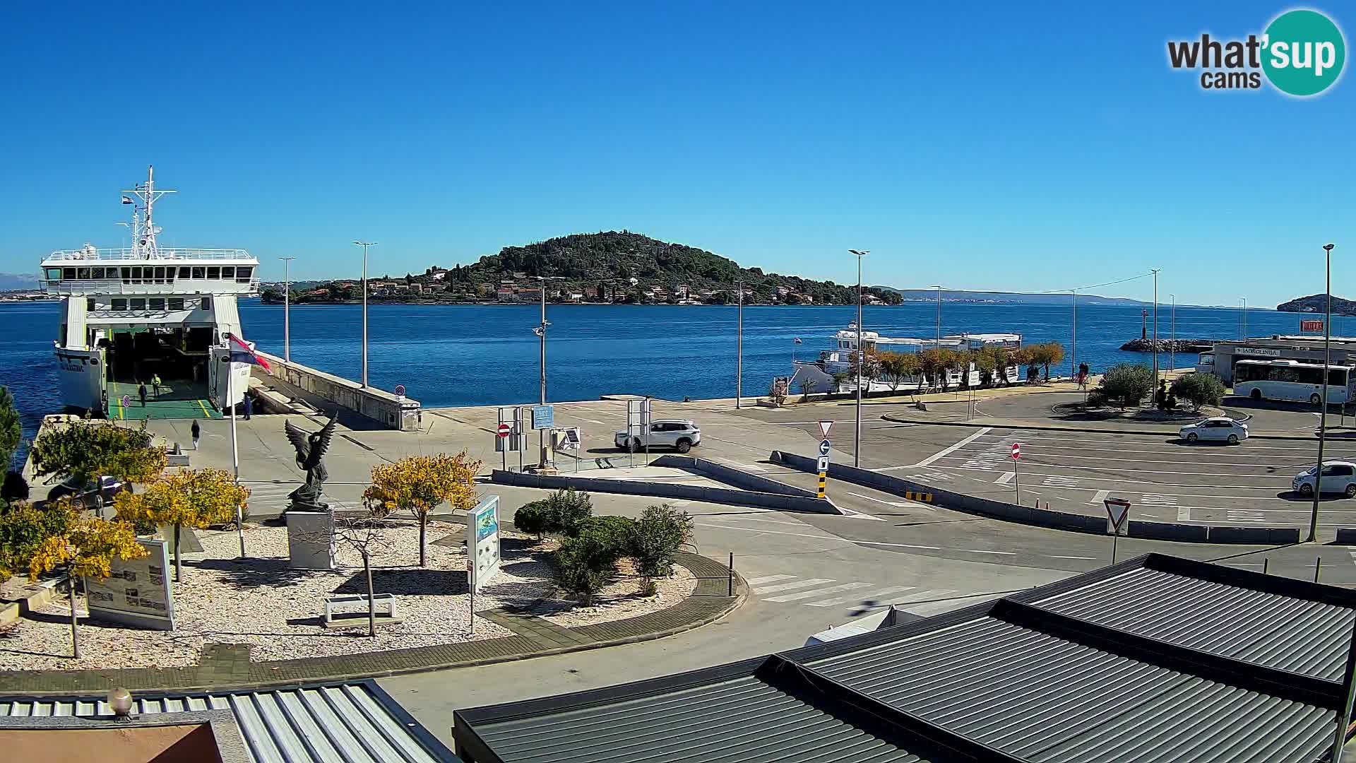 UGLJAN Webcam – Preko-Fähre nach Zadar
