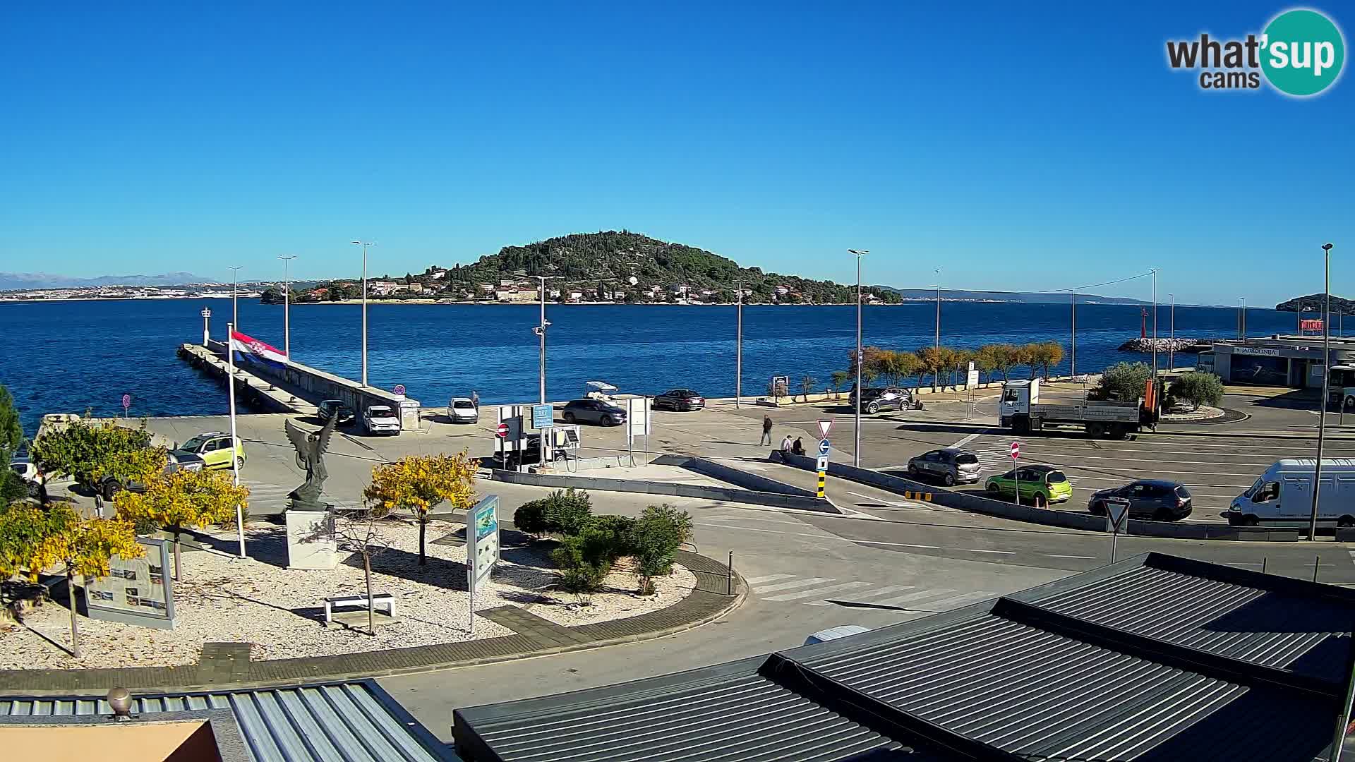 Web kamera Ugljan – Preko trajekt za Zadar