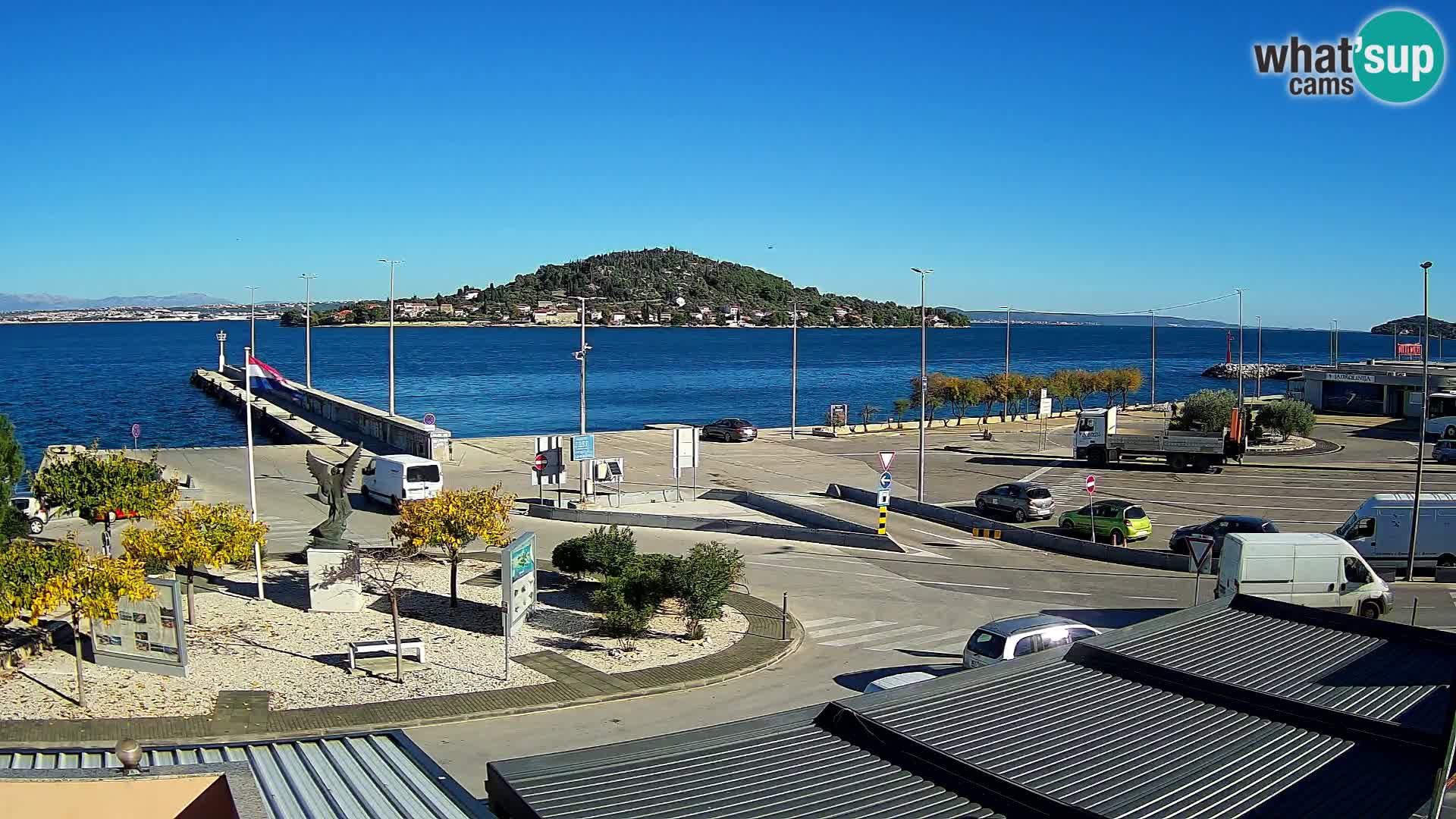 Web kamera Ugljan – Preko trajekt za Zadar