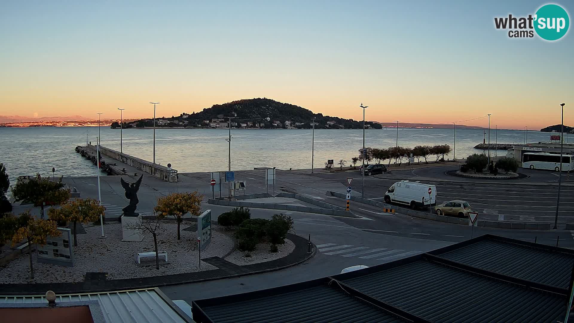 Web kamera Ugljan – Preko trajekt za Zadar