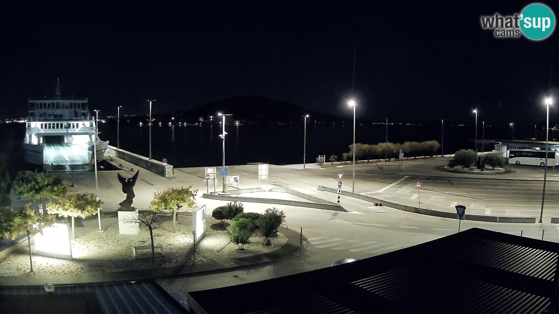 Webcam Ugliano – terminal traghetto da Preko a Zara