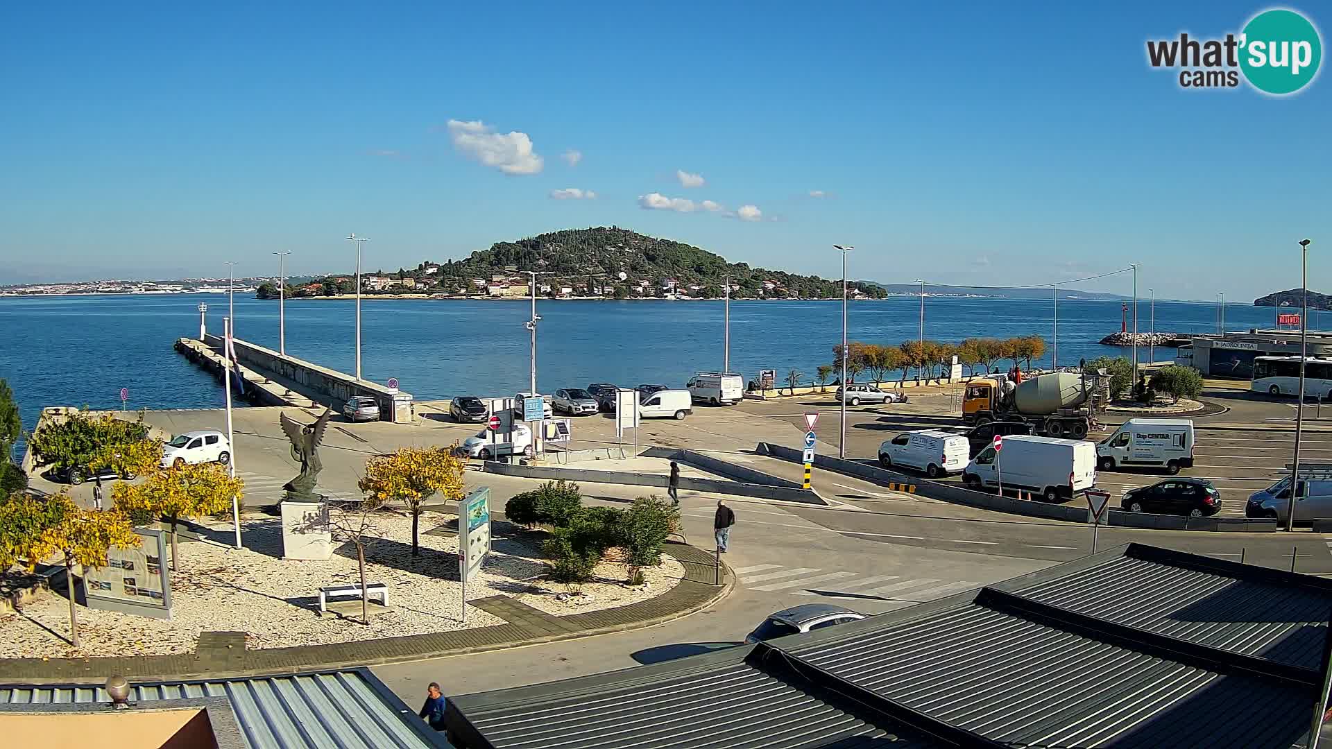 Spletna kamera Ugljan – trajekt Preko – Zadar