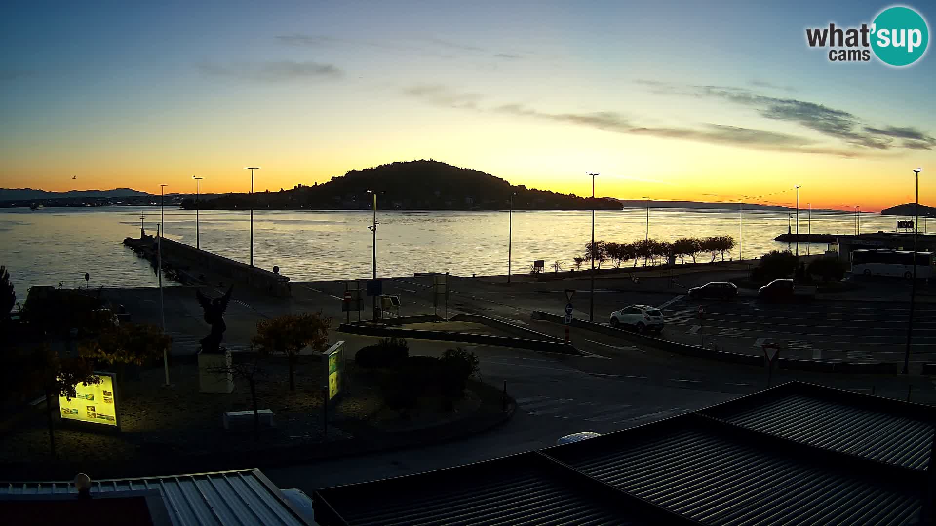 Webcam Ugliano – terminal traghetto da Preko a Zara