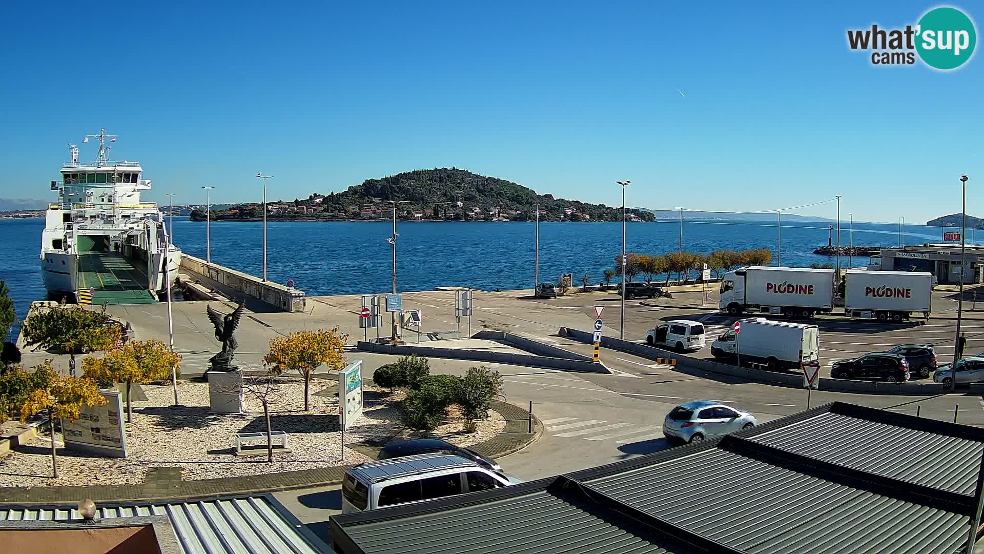 Web cam UGLJAN – Ferry de Preko à Zadar