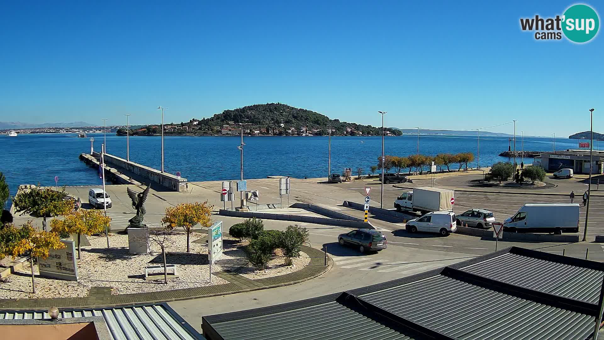 Web kamera Ugljan – Preko trajekt za Zadar