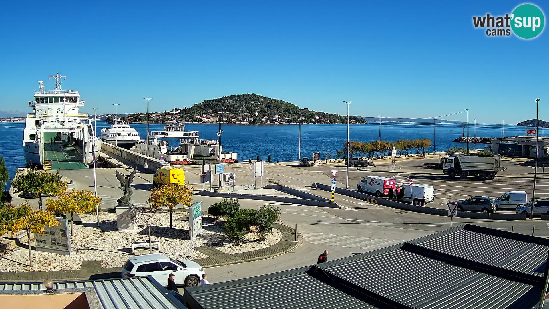 Web cam UGLJAN – Ferry de Preko à Zadar