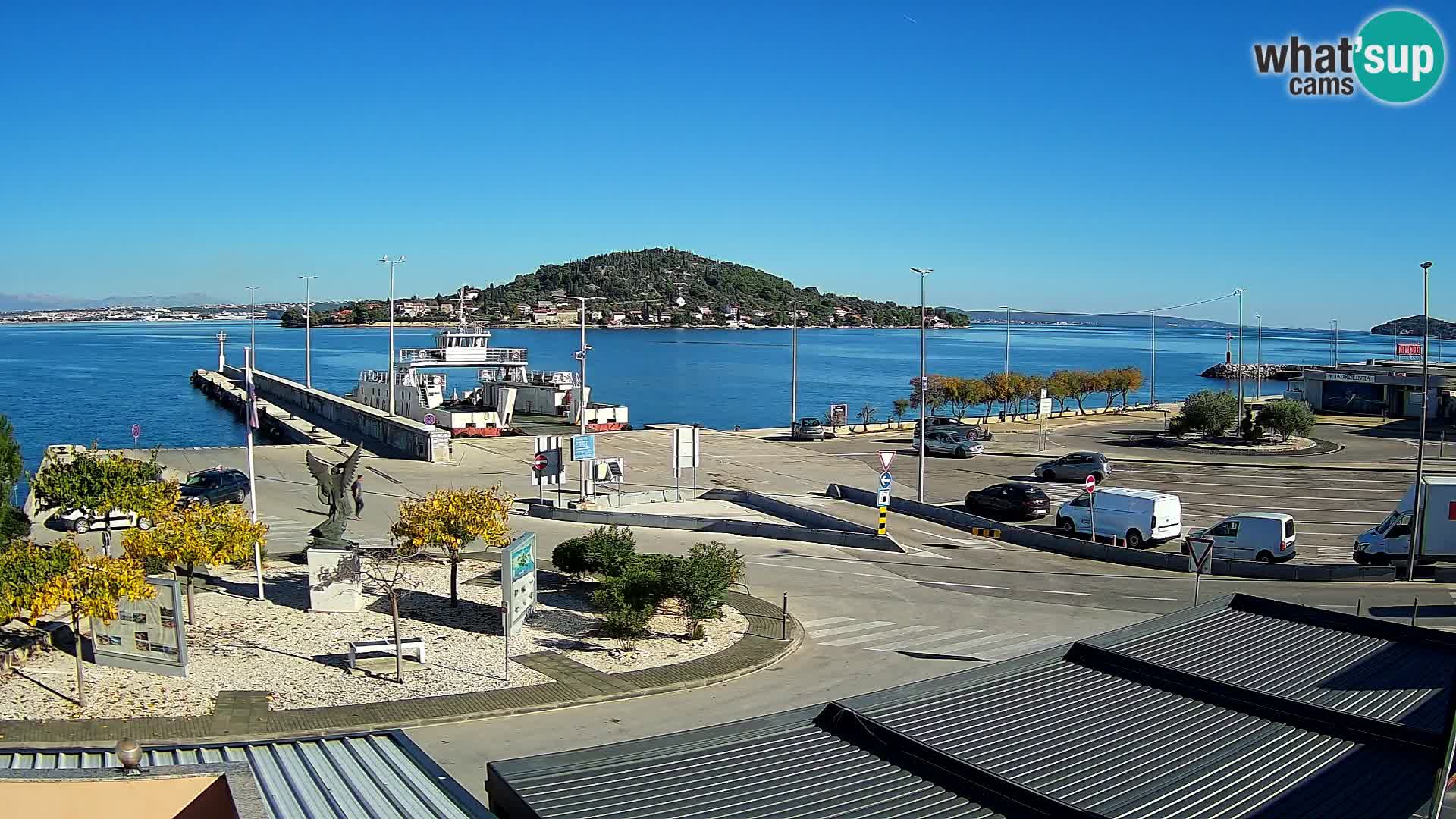 Webcam Ugljan – Preko Ferry to Zadar