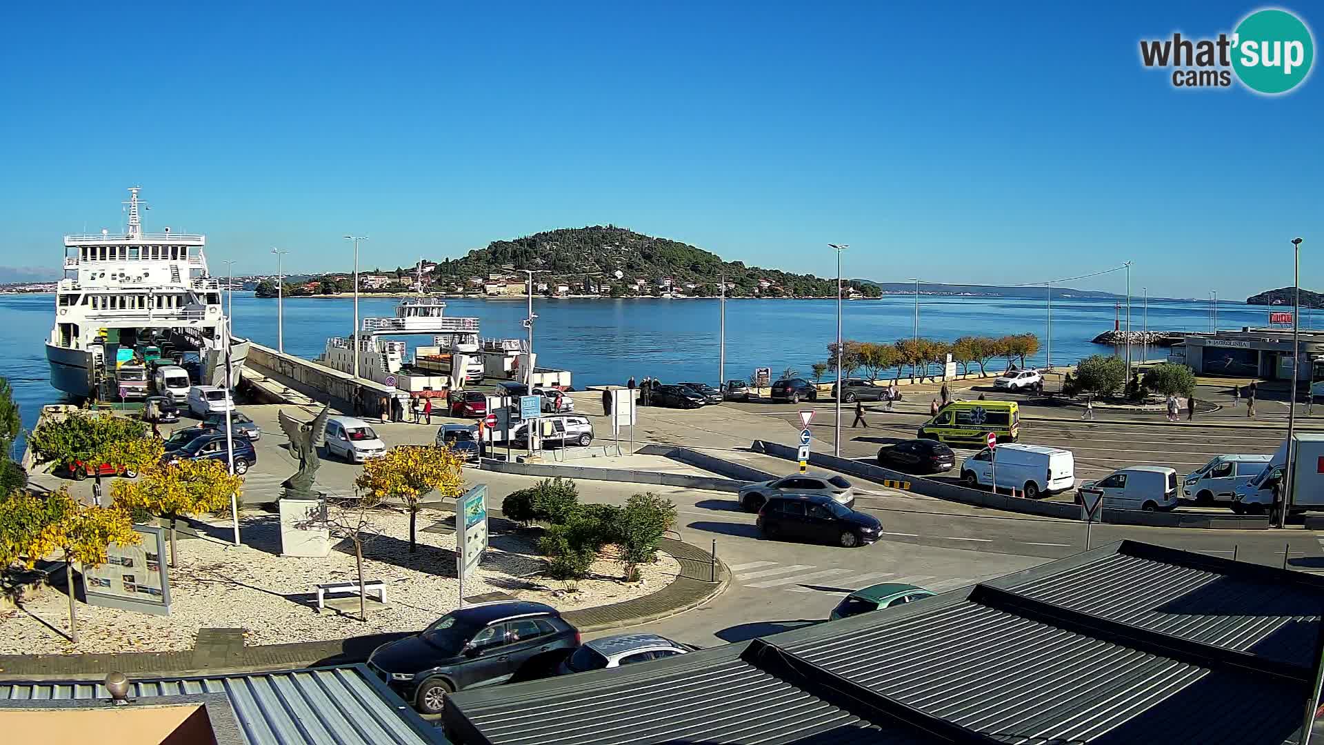 UGLJAN Webcam – Preko-Fähre nach Zadar