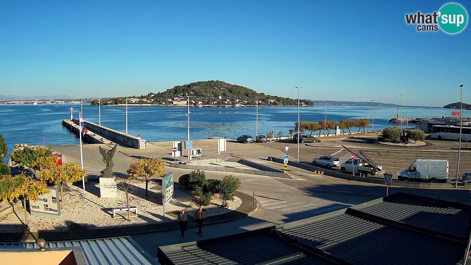 Spletna kamera Ugljan – trajekt Preko – Zadar