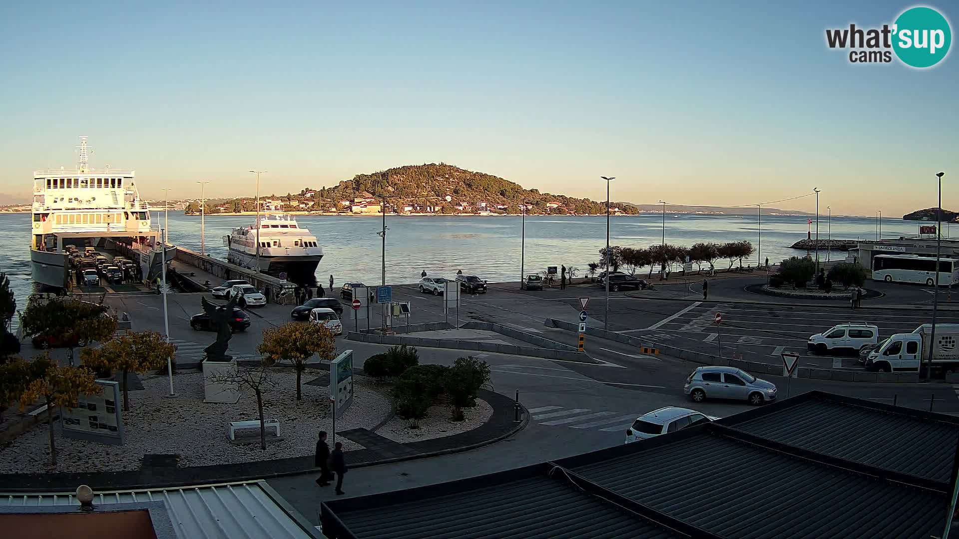 Webcam Ugljan – Preko Ferry to Zadar