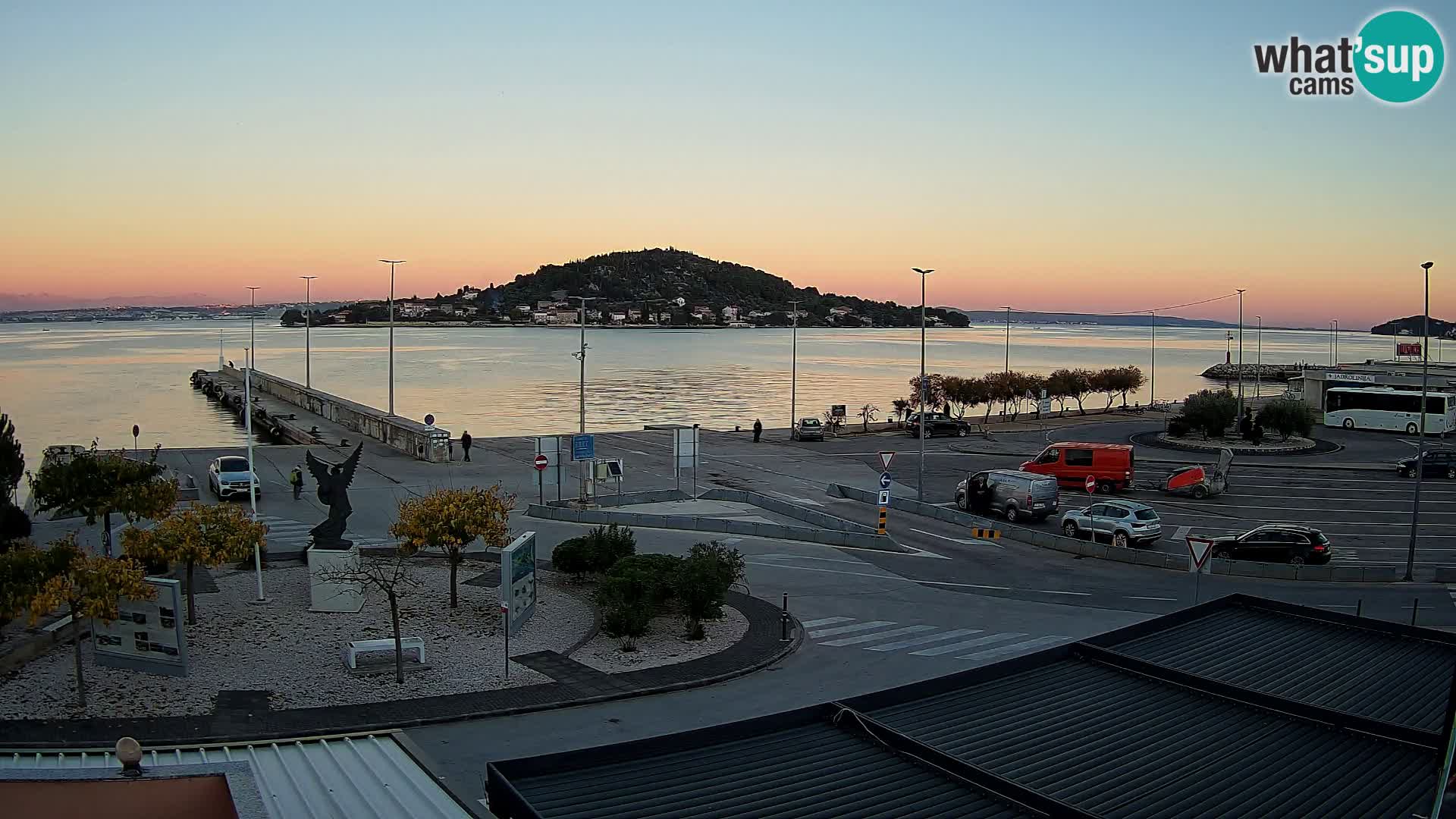 Spletna kamera Ugljan – trajekt Preko – Zadar