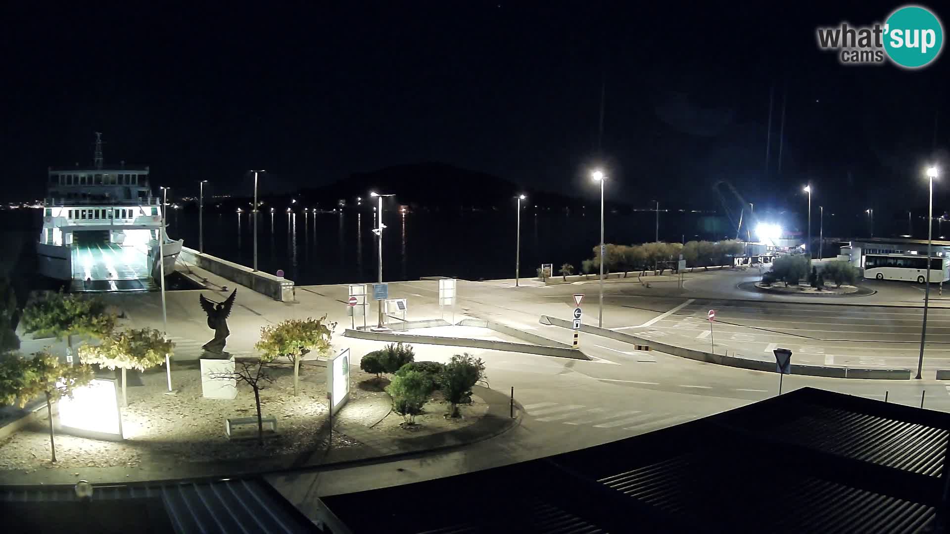 Web kamera Ugljan – Preko trajekt za Zadar