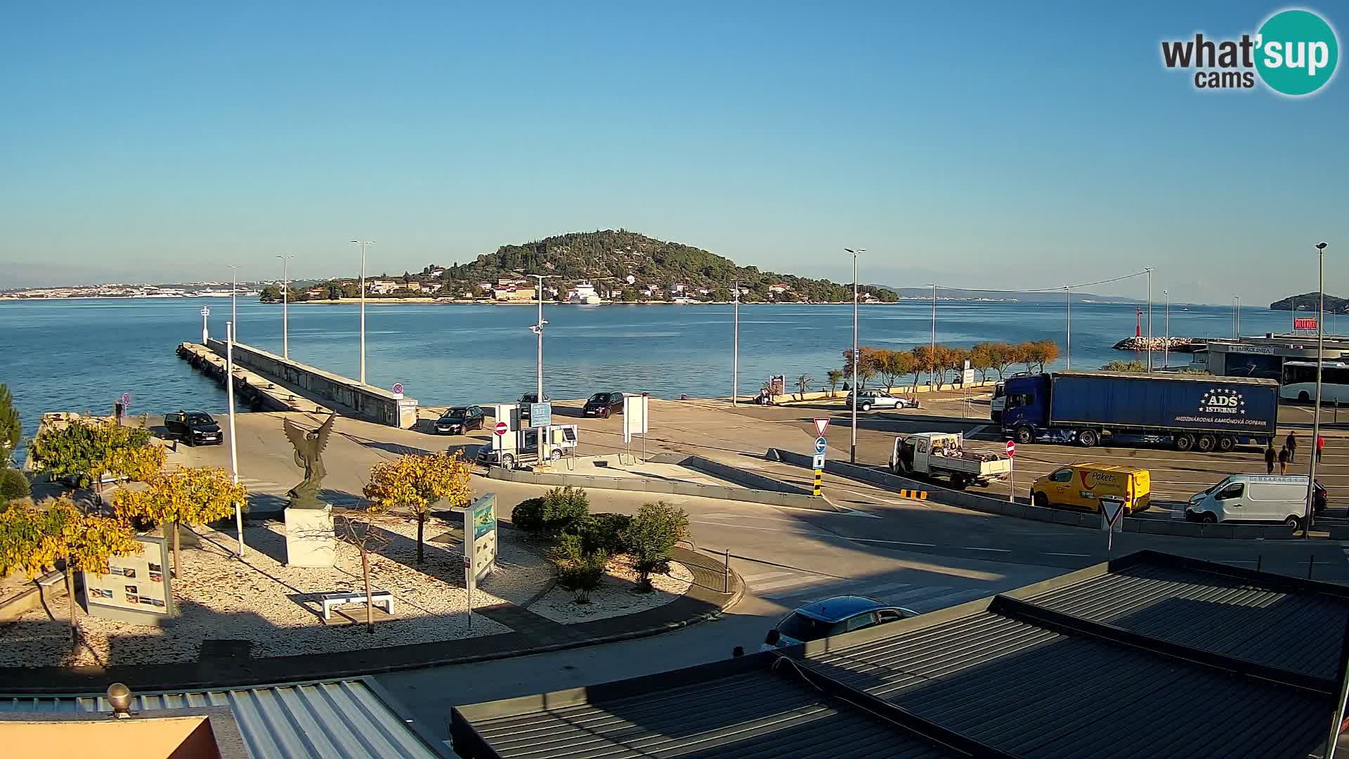 Spletna kamera Ugljan – trajekt Preko – Zadar
