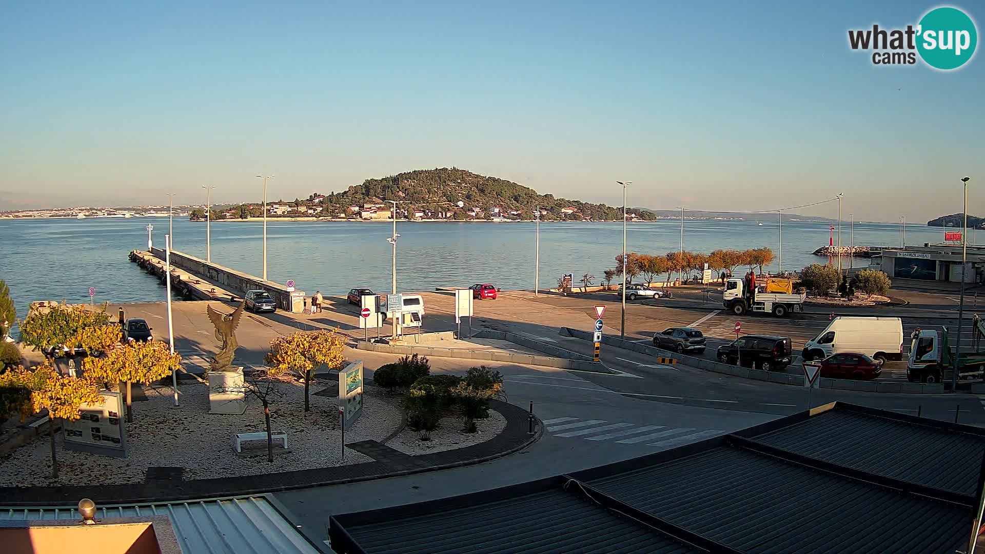 Web kamera Ugljan – Preko trajekt za Zadar