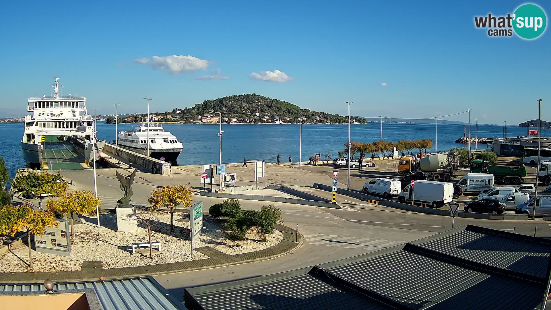 Webcam Ugljan – Preko Ferry to Zadar
