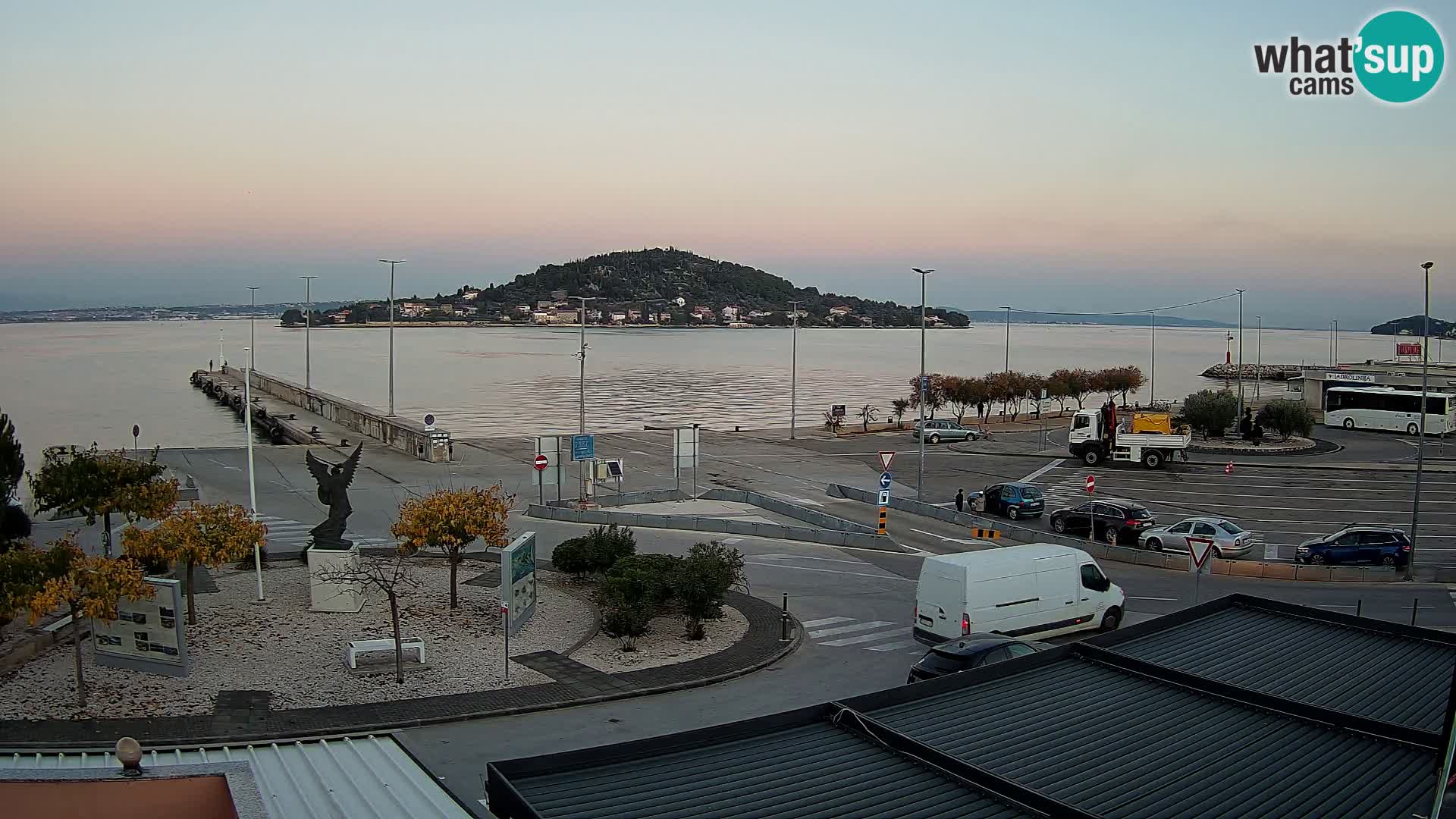 Web kamera Ugljan – Preko trajekt za Zadar