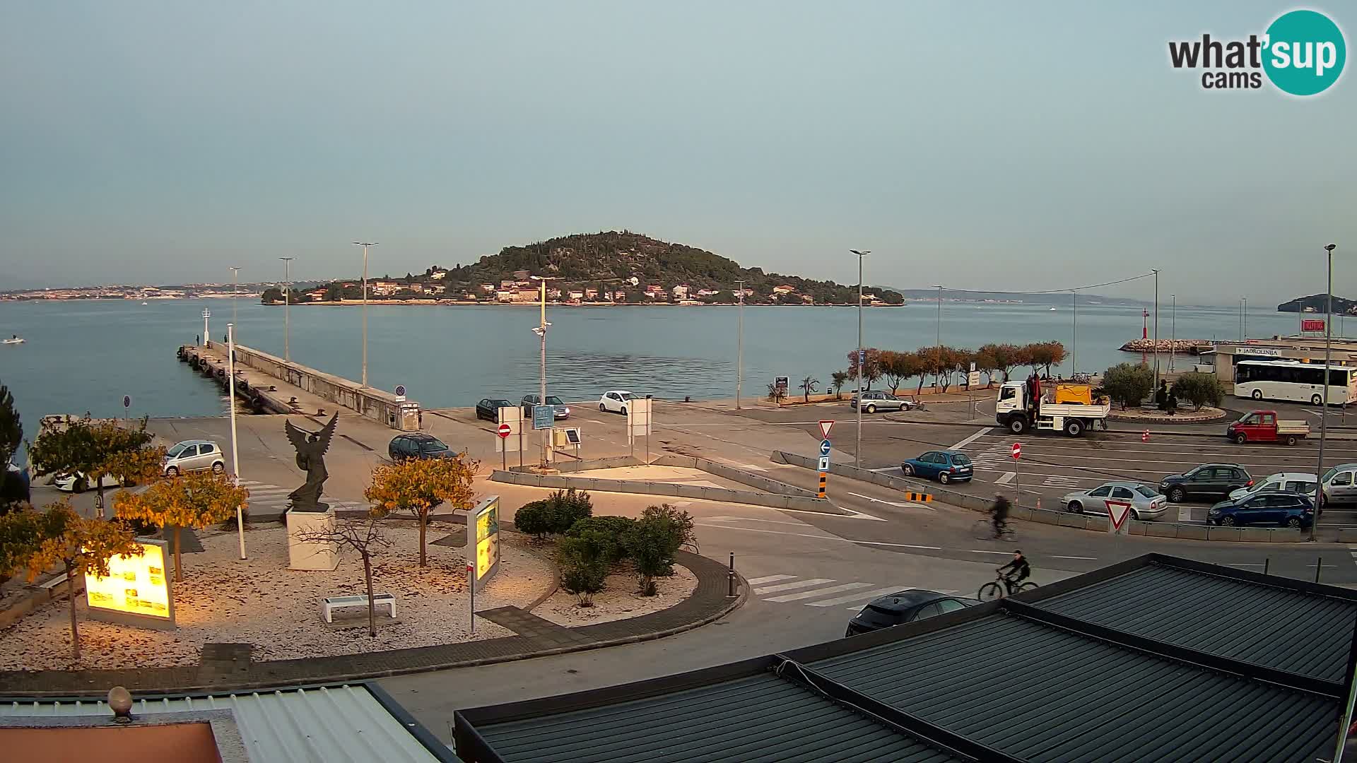 Webcam Ugliano – terminal traghetto da Preko a Zara