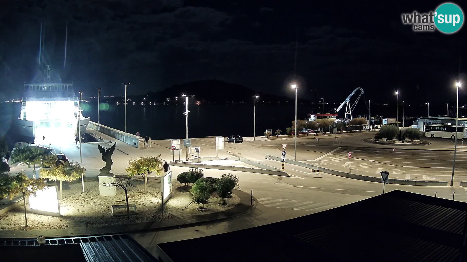 Webcam Ugliano – terminal traghetto da Preko a Zara