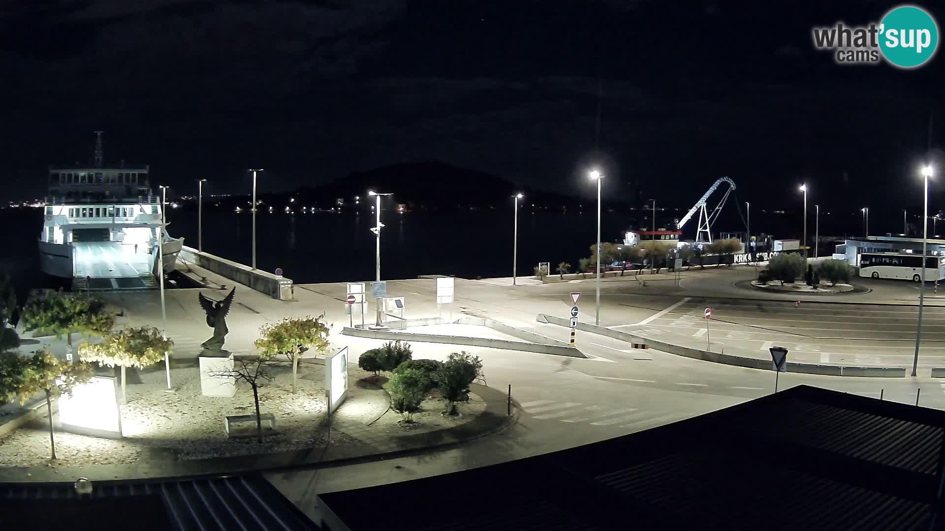 Web kamera Ugljan – Preko trajekt za Zadar