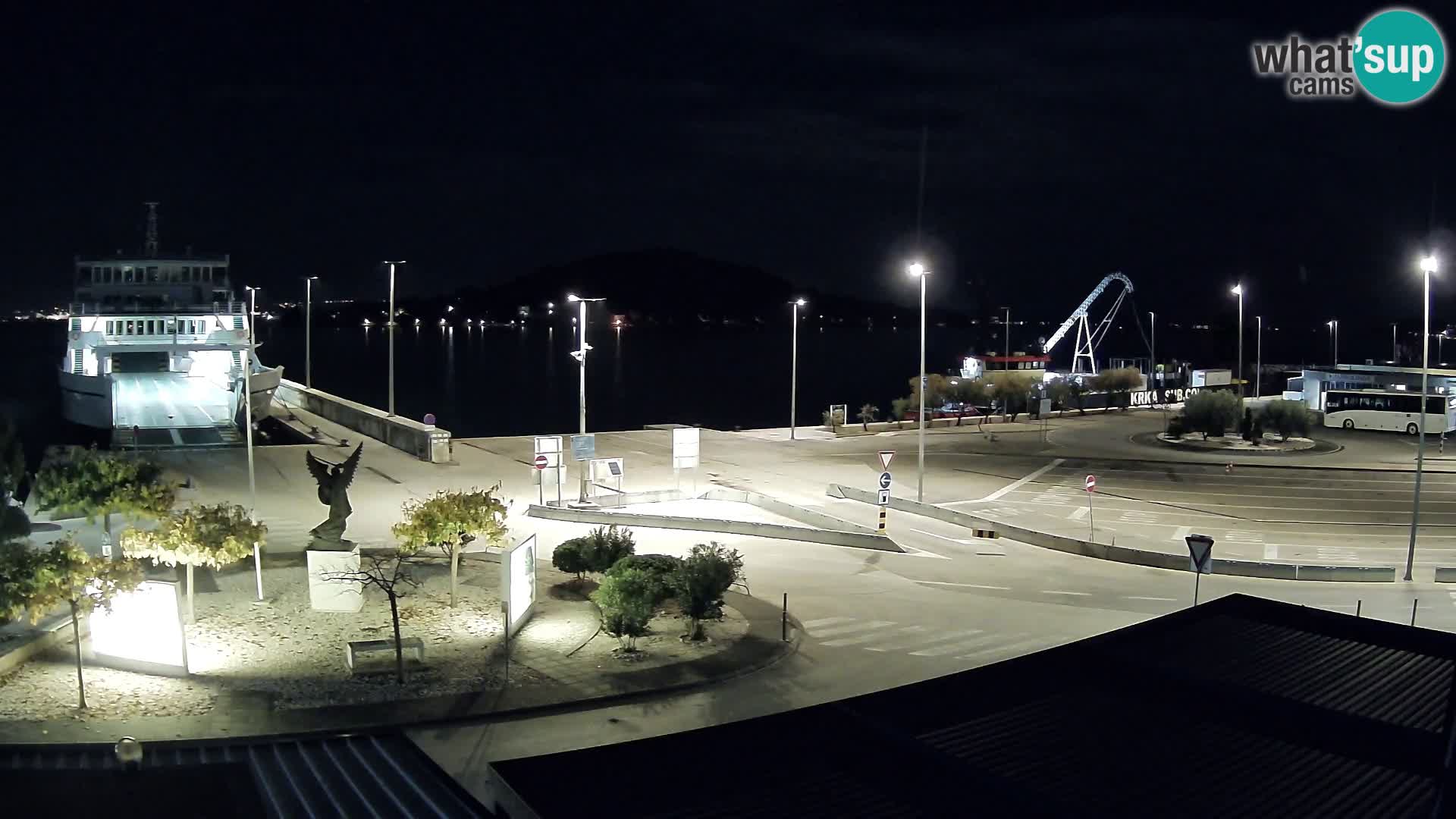 Webcam Ugliano – terminal traghetto da Preko a Zara