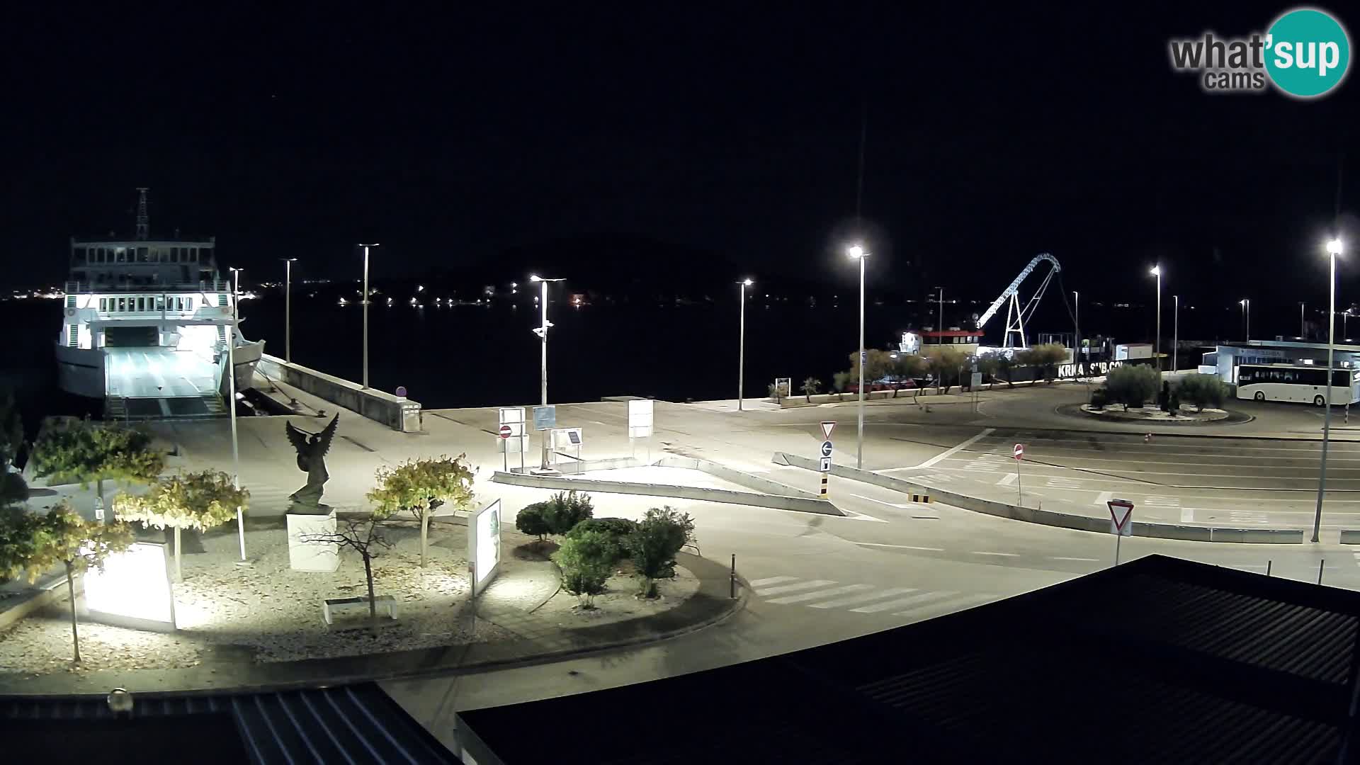 Webcam Ugliano – terminal traghetto da Preko a Zara