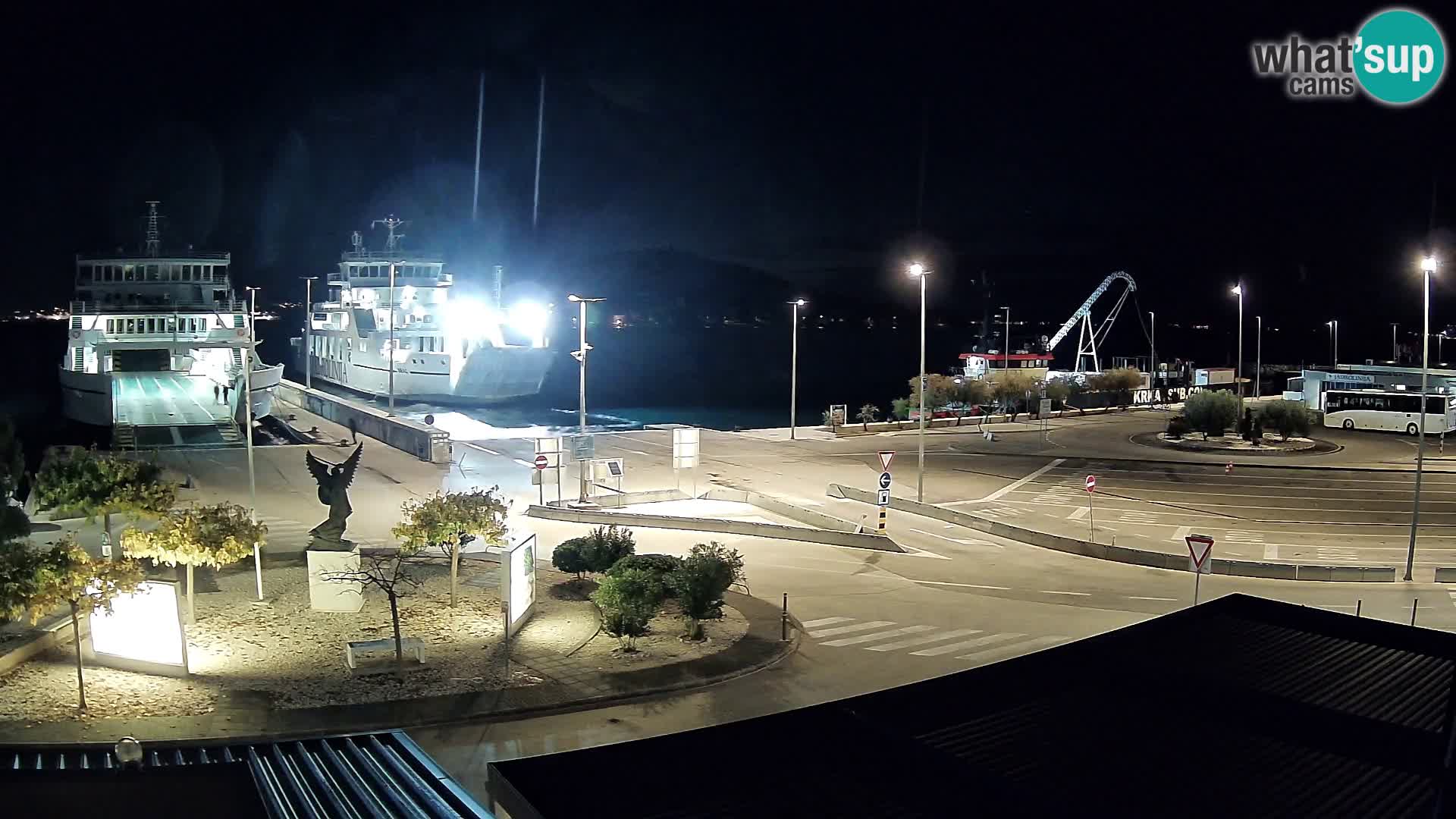 Spletna kamera Ugljan – trajekt Preko – Zadar