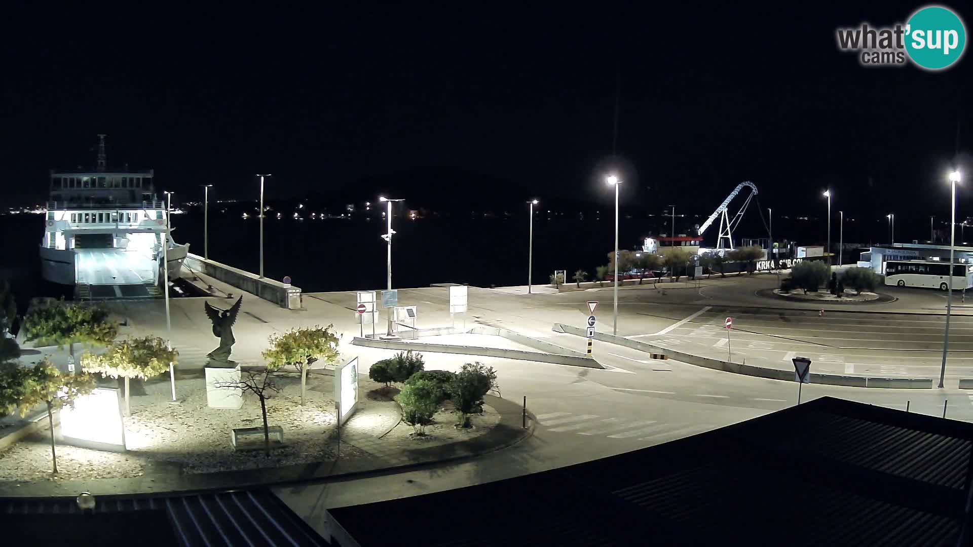 Webcam Ugliano – terminal traghetto da Preko a Zara