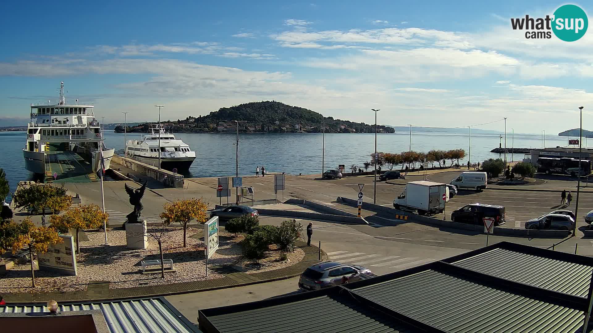 Web kamera Ugljan – Preko trajekt za Zadar