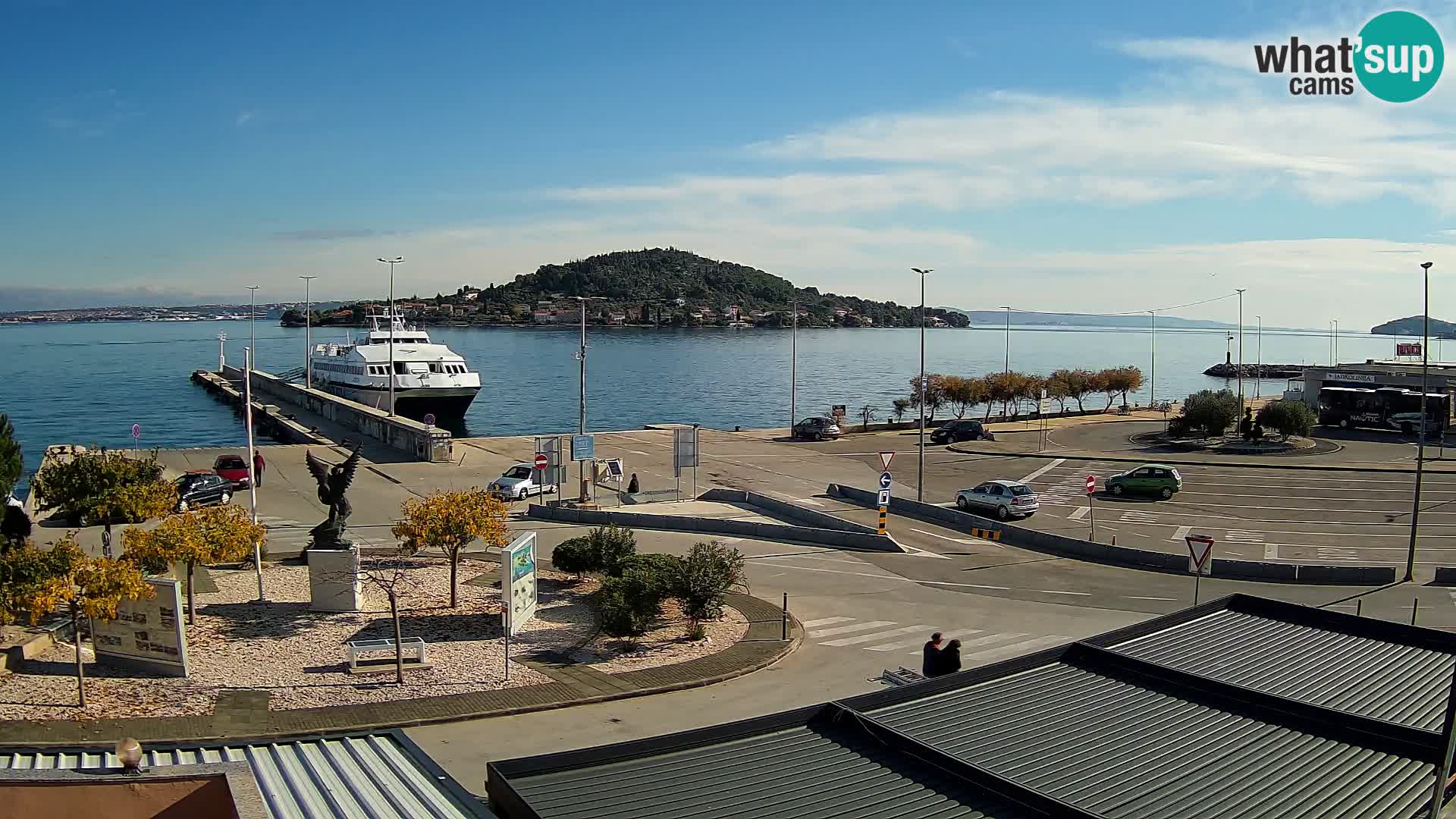 Web kamera Ugljan – Preko trajekt za Zadar