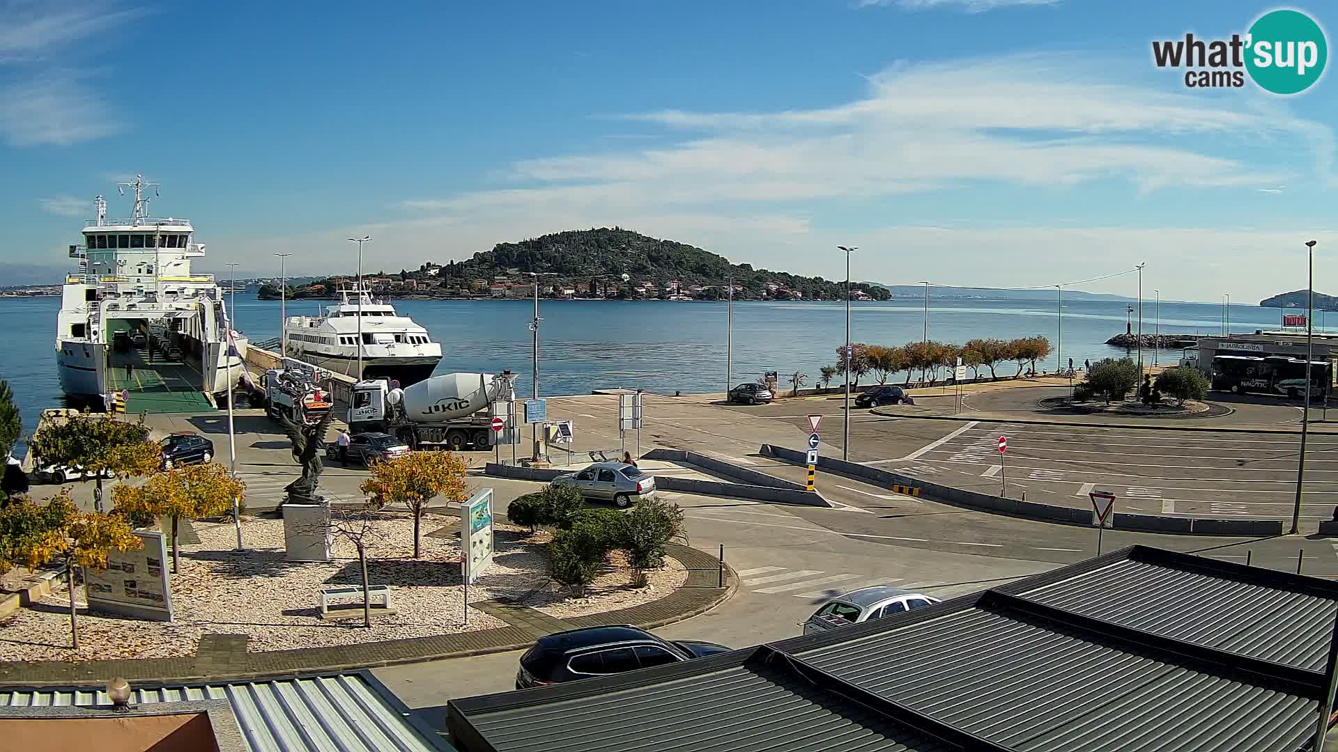 Webcam Ugljan – Preko Ferry to Zadar