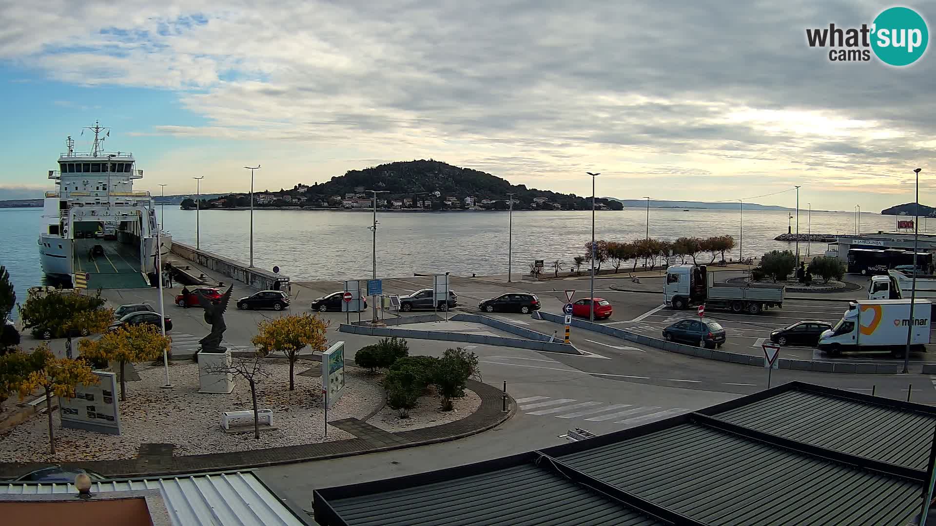 Webcam Ugljan – Preko Ferry to Zadar