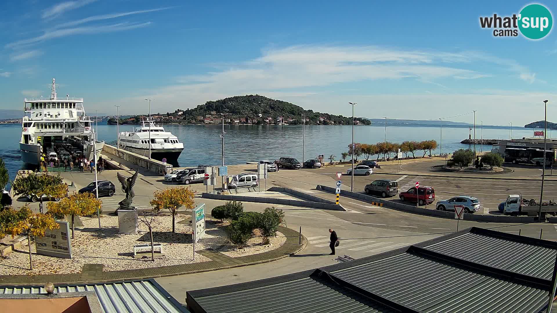 Webcam Ugliano – terminal traghetto da Preko a Zara