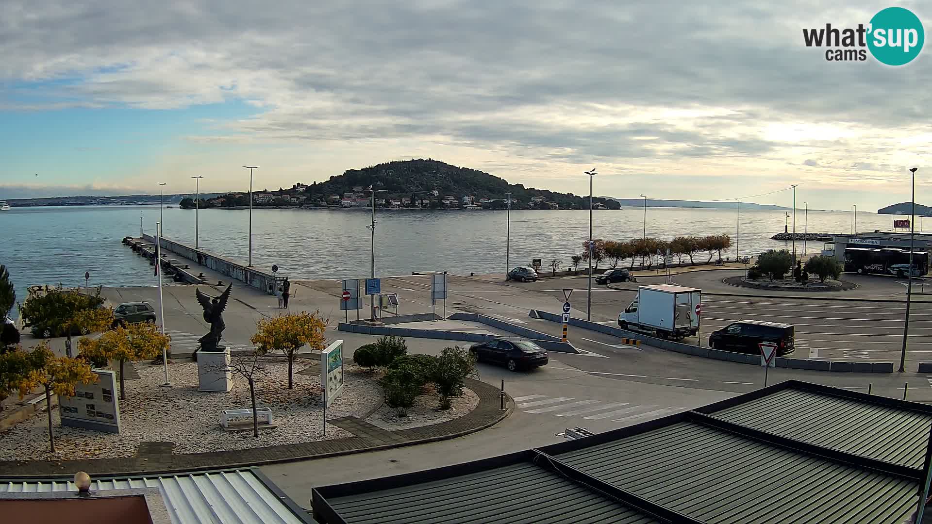 Webcam Ugliano – terminal traghetto da Preko a Zara