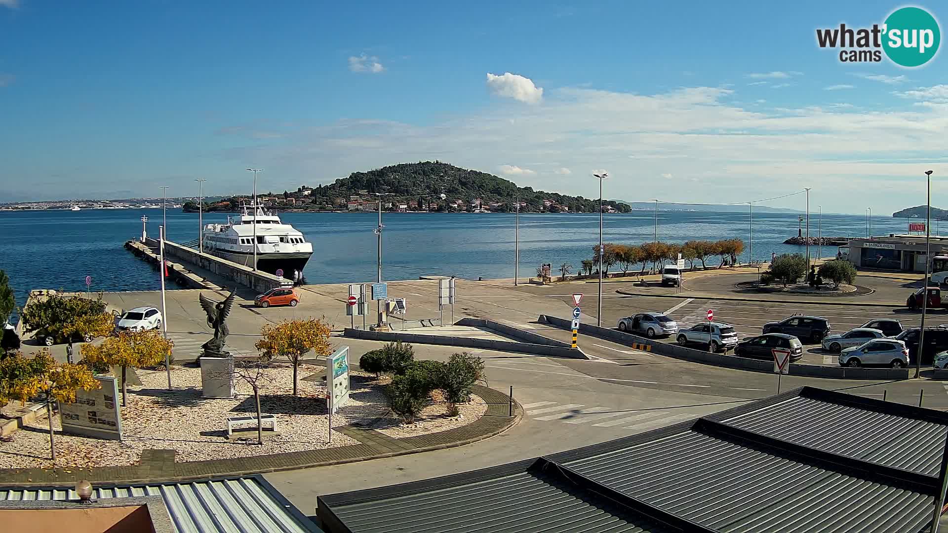 Webcam Ugljan – Preko Ferry to Zadar
