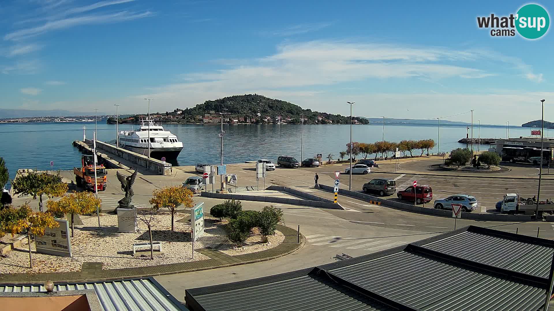 Webcam Ugljan – Preko Ferry to Zadar