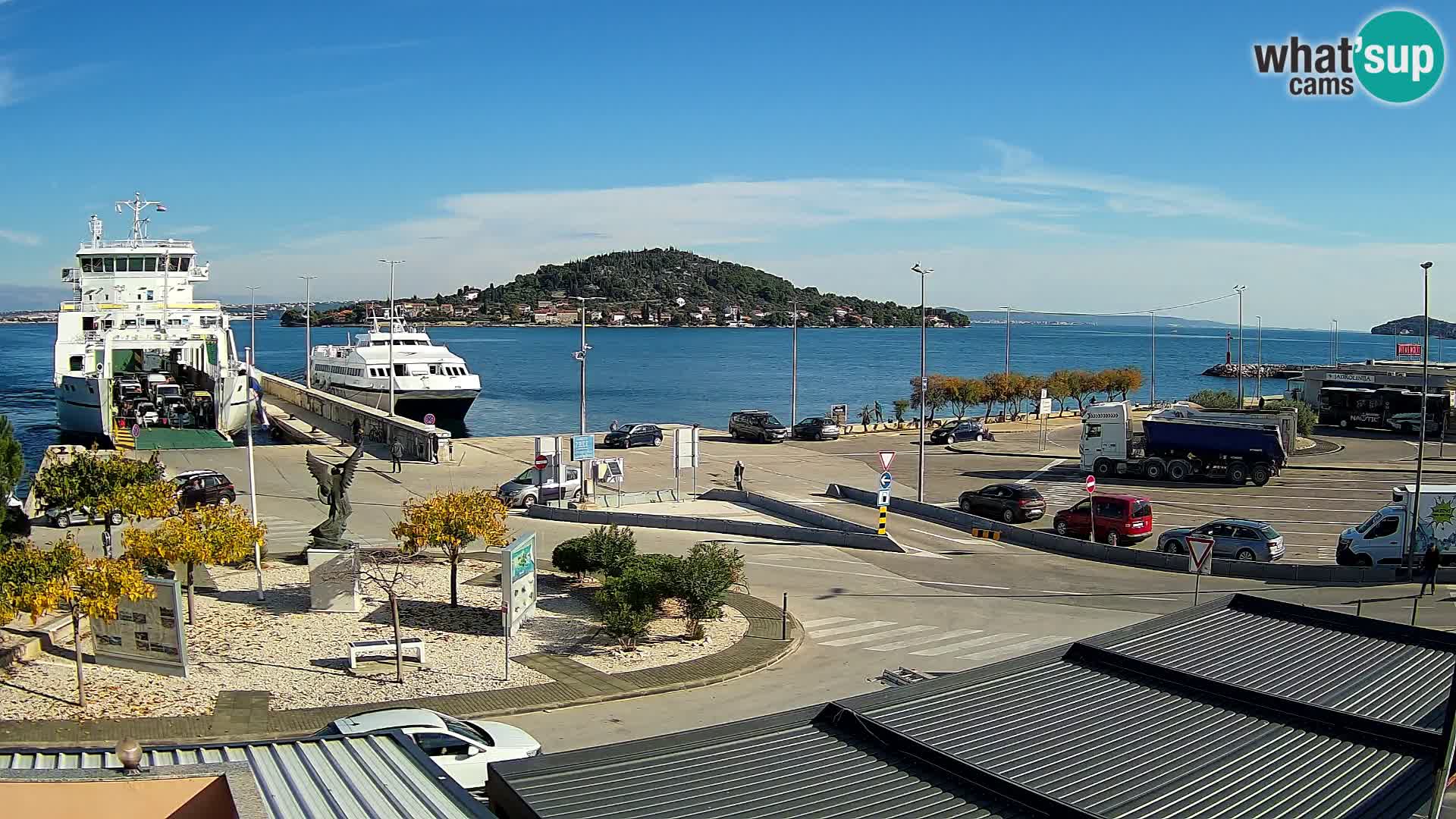 Webcam Ugljan – Preko Ferry to Zadar