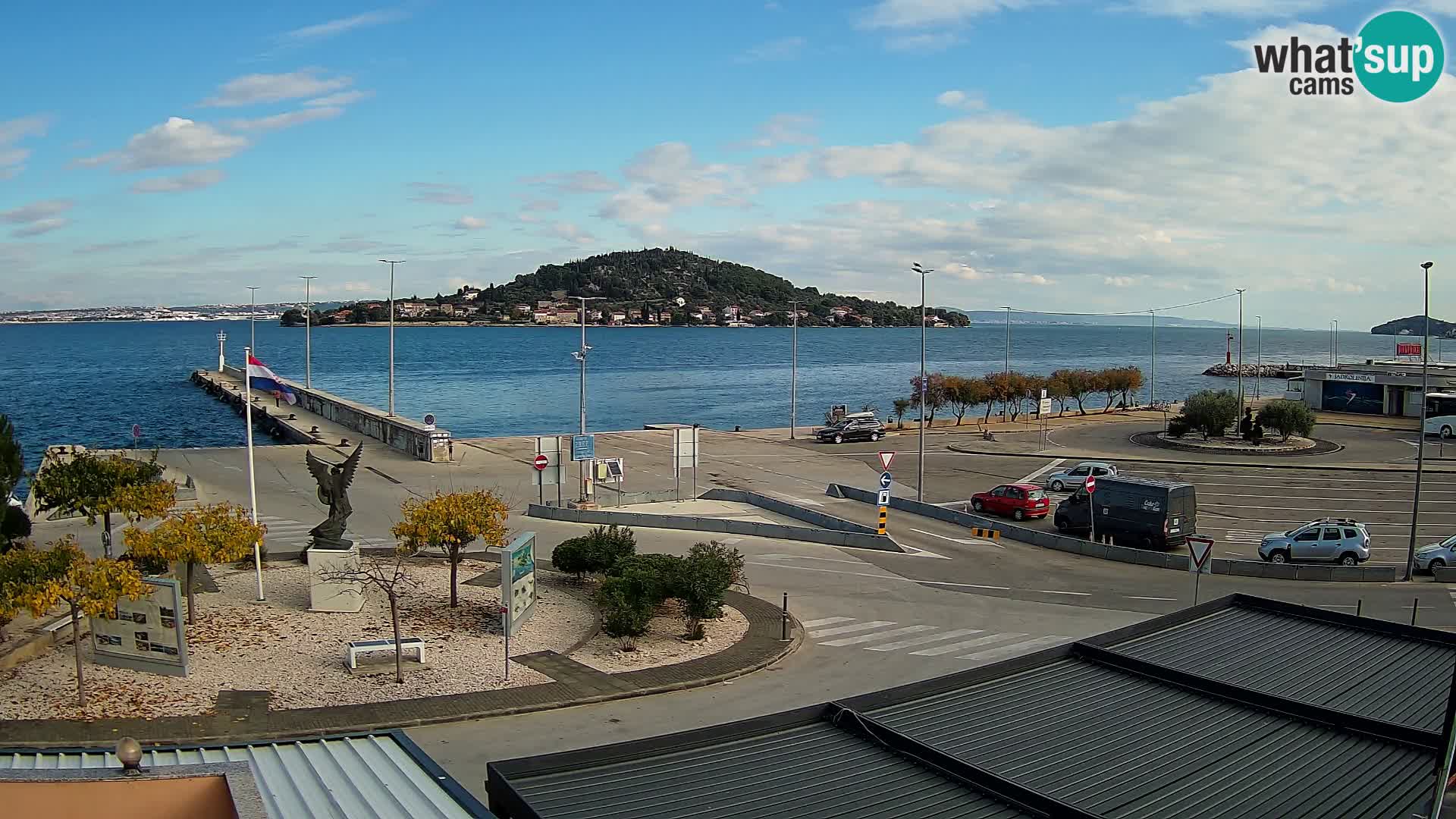 Web kamera Ugljan – Preko trajekt za Zadar