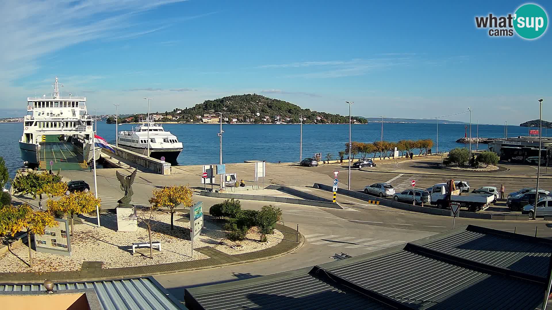 Web cam UGLJAN – Ferry de Preko à Zadar