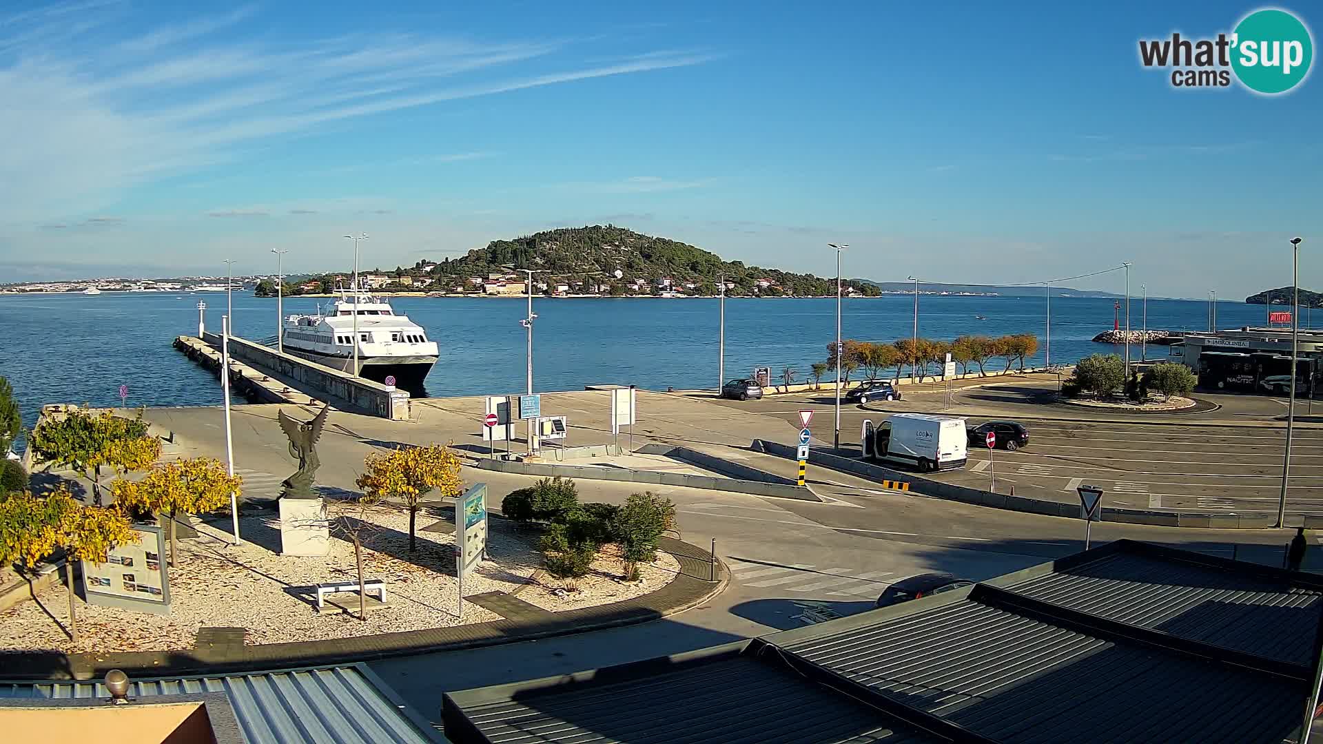 Webcam Ugliano – terminal traghetto da Preko a Zara