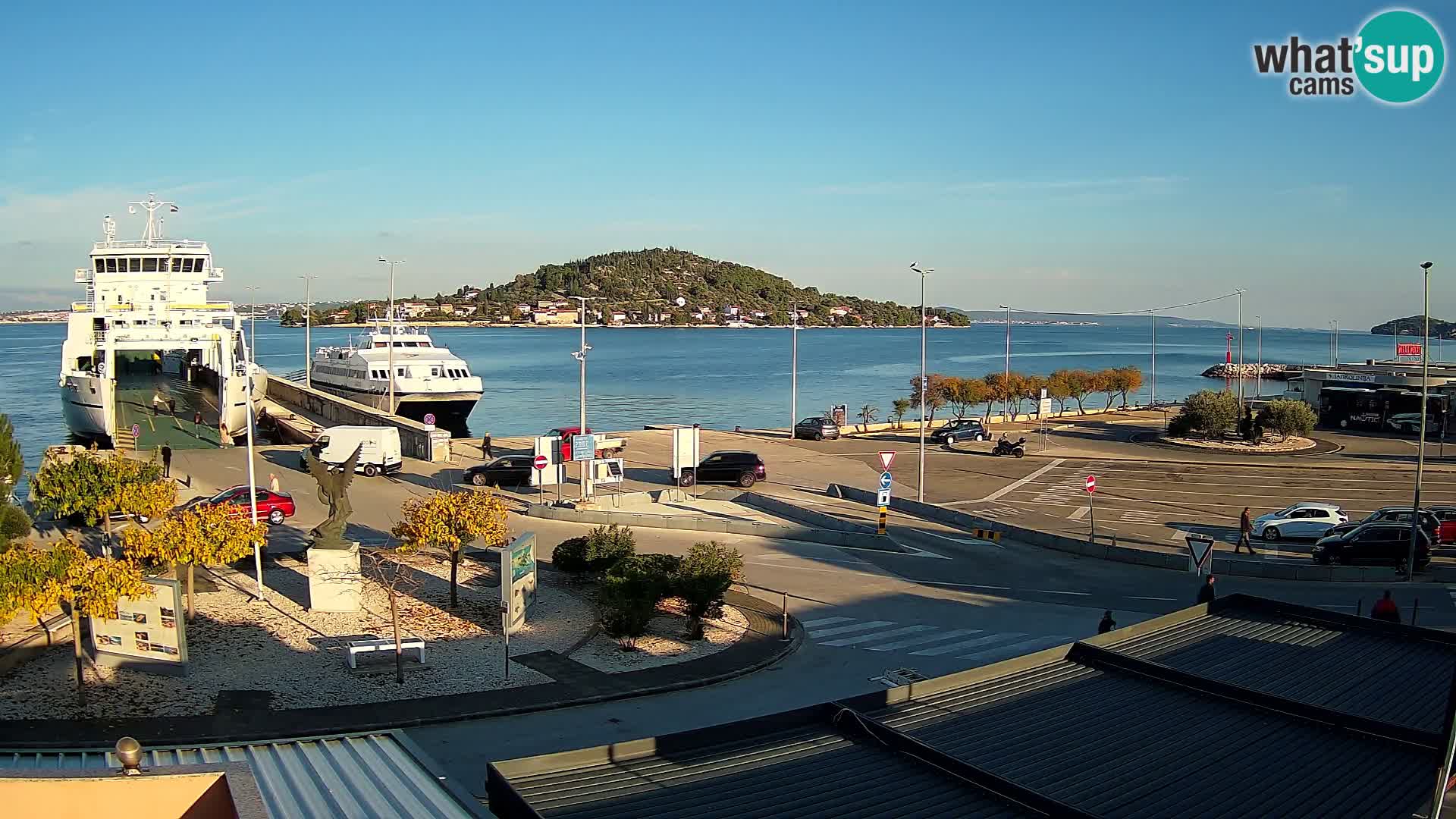 Webcam Ugljan – Preko Ferry to Zadar