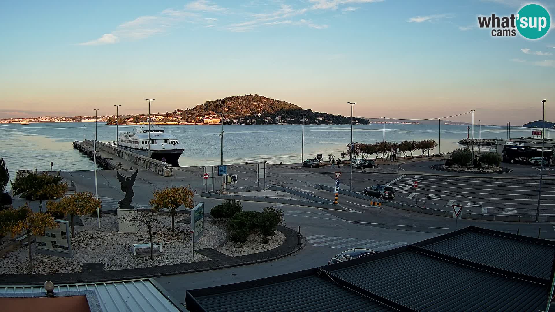 Webcam Ugliano – terminal traghetto da Preko a Zara