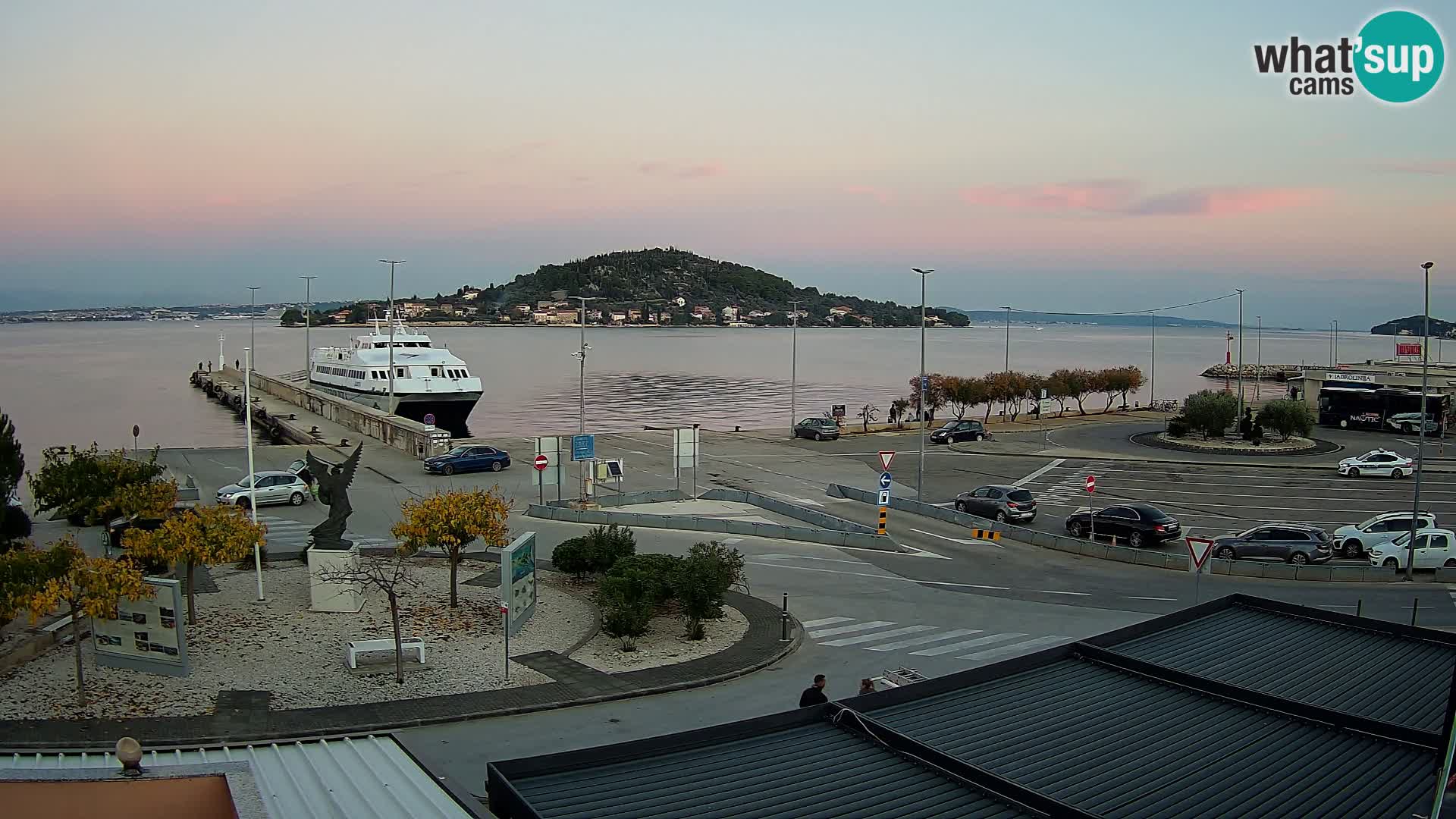 Web kamera Ugljan – Preko trajekt za Zadar