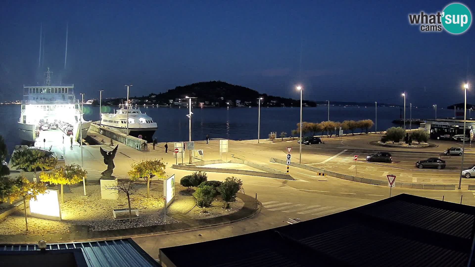 Webcam Ugliano – terminal traghetto da Preko a Zara