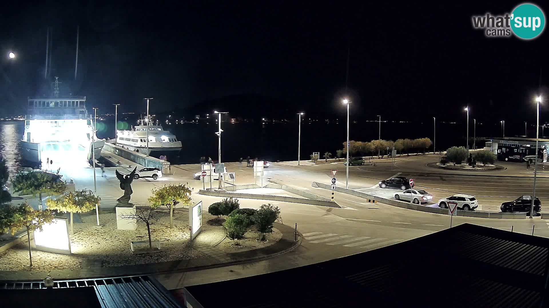 Spletna kamera Ugljan – trajekt Preko – Zadar