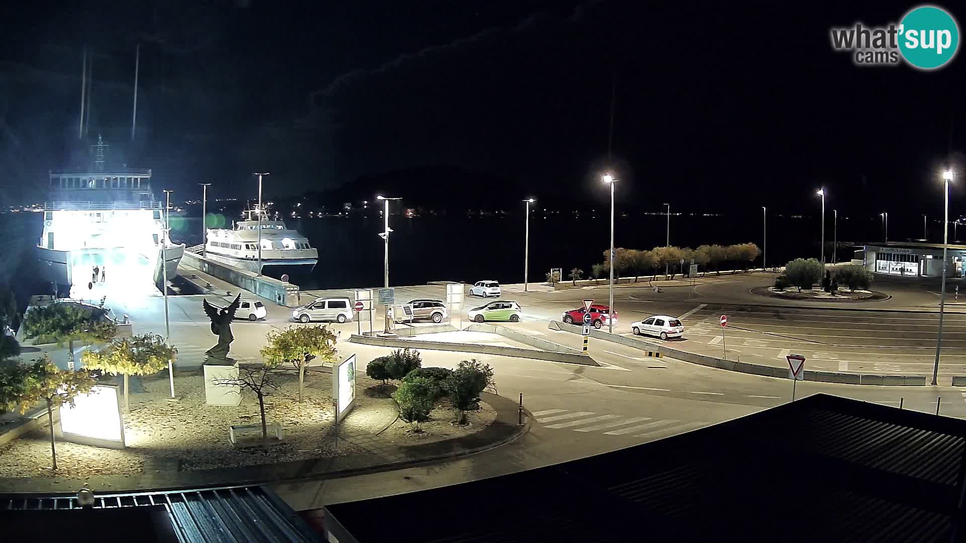 Webcam Ugliano – terminal traghetto da Preko a Zara