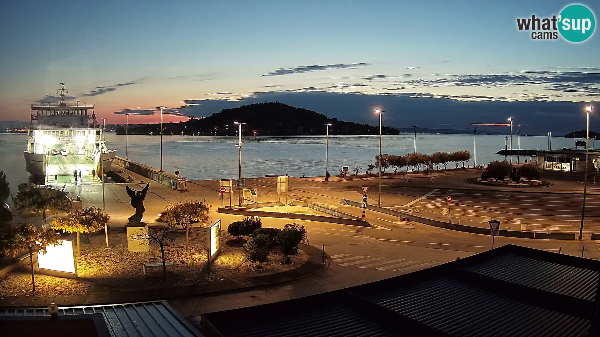 Spletna kamera Ugljan – trajekt Preko – Zadar