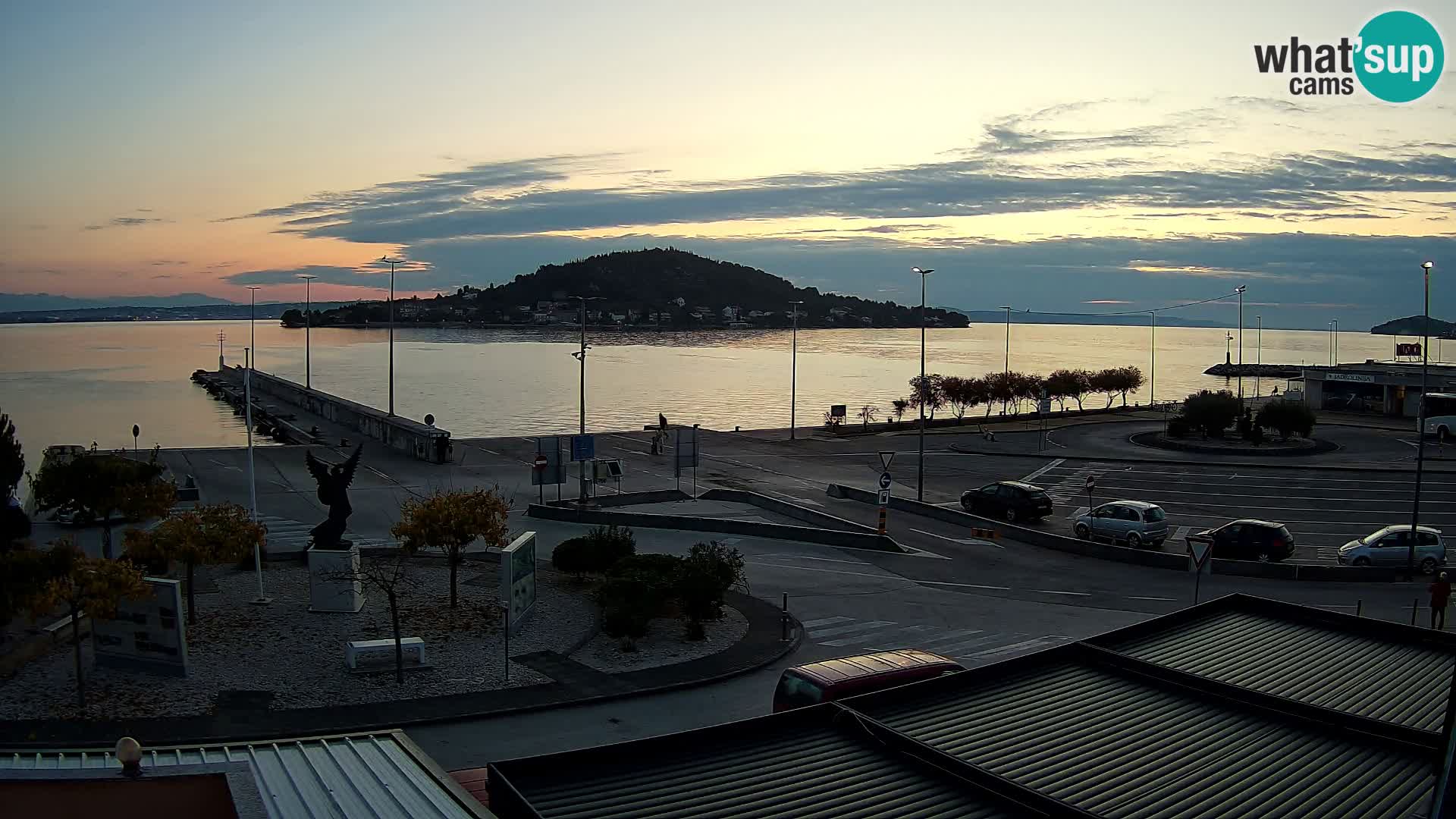 Spletna kamera Ugljan – trajekt Preko – Zadar